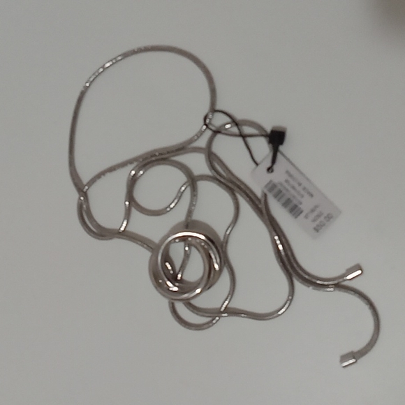 White House/ Black Market silvertone necklace - Picture 5 of 5